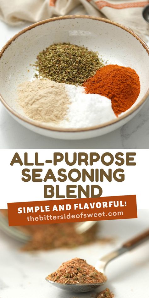 Spice up your meals with our all purpose seasoning blend recipe! Make mealtime more flavorful when cooking up pork, chicken, or veggies! Kitchen Basics, Pork Chicken, Condiment Recipes, All Purpose Seasoning, Delish Recipes, Seasoning Blend, Spice Recipes, Homemade Sauce, Top Recipes