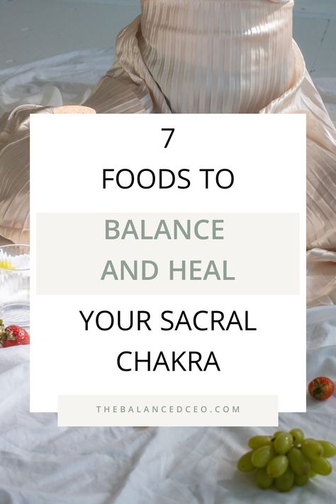 Discover how to balance your energy, and enhance creativity, pleasure, and emotional well-being by unlocking the power of your sacral chakra with these 7 healing foods. via @thebalancedceo Foods For Sacral Chakra, Unlock Sacral Chakra, Balance Sacral Chakra, How To Heal Sacral Chakra, Sacral Chakra Foods, Chakra Foods, Negative Effects Of Alcohol, Sacral Chakra Healing, Second Chakra