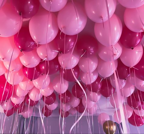 Shades Of Pink Party, Pink Party Ideas, Hot Pink Birthday Party, Slumber Party Decorations, Pink Birthday Theme, Pink Birthday Party Decorations, Mean Girls Party, Hot Pink Birthday, Pink Party Theme