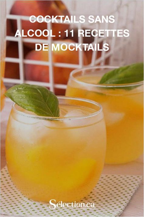 Drinks Recipe, Cocktail And Mocktail, Fruity Cocktails, Non Alcoholic, Cocktail Drinks, Mocktails, 3 Ingredients, Liqueur, Garden Party