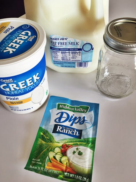 Protein Packed, Low-Fat Ranch Dressing | Green Palate Life Healthy Ranch Dressing With Packet, Low Cal Ranch Dressing, Low Cal Ranch, Ranch Dressing With Greek Yogurt, Low Calorie Ranch Dressing, Low Fat Salad Dressing, Hidden Valley Ranch Seasoning, Low Fat Salads, Healthy Ranch