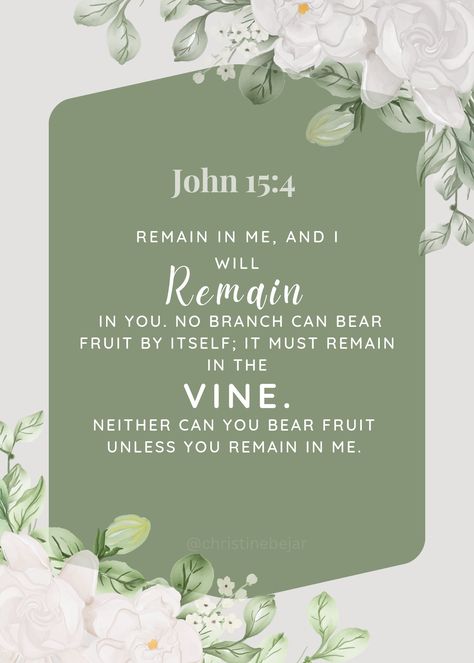 Pastor Quotes, John 15 4, Bible Quotes For Women, Great Bible Verses, Scripture Wallpaper, Christian Journaling, Bible Quotes Images, Inspirational Bible Verses, Bible Verses Quotes Inspirational