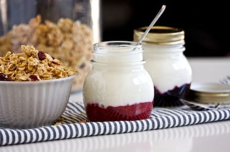 How to Make Your Own Fruit-Bottom Yogurt | Simple Bites Weekday Breakfast, Fresh Fruit Recipes, Yogurt And Granola, Homemade Yogurt, Yogurt Recipes, Make Ahead Breakfast, Basic Recipes, Afternoon Snacks, Fruit Recipes