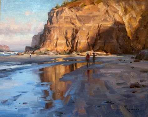 Marine Painting, Coastal Painting, Online Art Classes, Ocean Scenes, Art Academy, Ocean Painting, Art Workshop, Painting Class, Online Painting