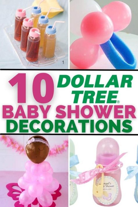 10 DIY Dollar Tree Baby Shower Decorations – Habitat for Mom Dollar Tree Baby Shower Centerpiece, Useful Baby Shower Centerpieces, Home Made Baby Shower Decorations Simple, Baby Shower Simple Centerpieces, Simple Baby Shower Table Centerpieces, Dollar Tree Gender Reveal Decorations, Baby Shower Easy Decorations, Easy Baby Shower Centerpieces For Boys, Dollar Tree Baby Shower Favors