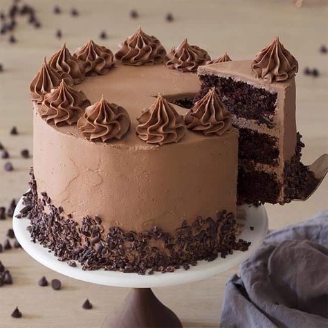 Beautiful Chocolate Cake, Ultimate Chocolate Cake, Chocolate Cake Designs, Amazing Chocolate Cake Recipe, Mini Torte, Preppy Kitchen, Online Cake Delivery, Homemade Chocolate Cake, Easy Chocolate Cake