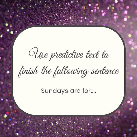 Sunday Posts, Interactive Facebook Posts, Predictive Text, Facebook Engagement Posts, Engagement Posts, Facebook Engagement, Interactive Posts, Book Things, Group Games