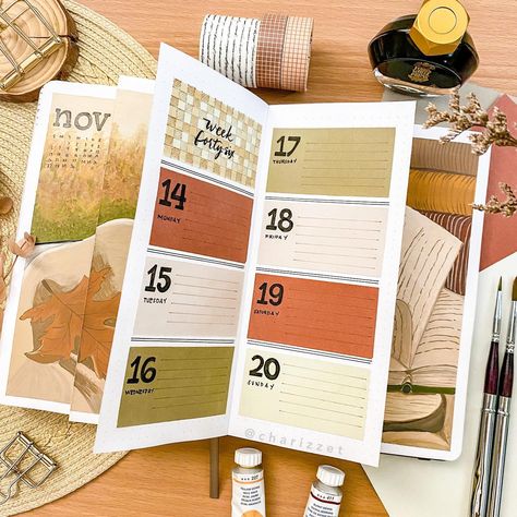 Bullet Journal Week, Travel Journal Scrapbook, Bullet Journal Weekly Spread, Plan With Me, Bullet Journal Aesthetic, Bullet Journal Themes, Journal Themes, Bullet Journal Spread, Journal Aesthetic