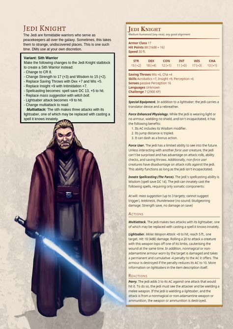 Marvel Rpg, Sith Warrior, D&d Star Wars, Dnd Stats, Character Sheet Template, D D Classes, Dragon Star, Dungeon Master's Guide, Dnd Classes