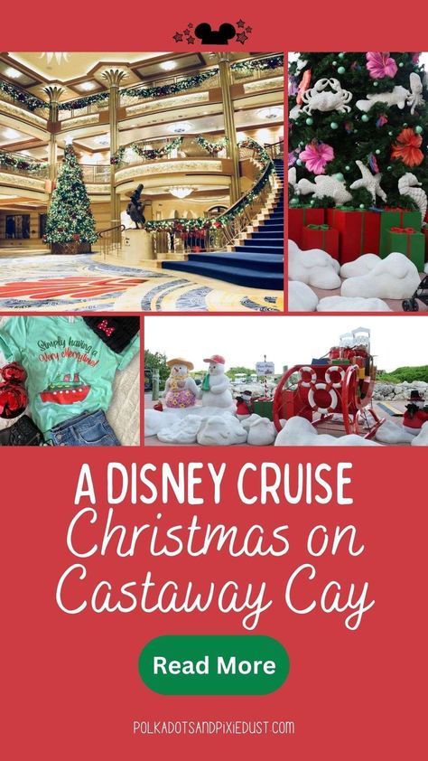 Disney Very Merrytime Cruise, Very Merrytime Disney Cruise Outfits, Disney Christmas Cruise Outfits, Disney Cruise Christmas, Disney Castaway Cay, Cruise Outfits Bahamas, Disney Merry Christmas, Disney Cruise Vacation, Christmas Cruise