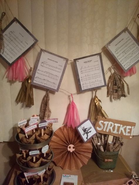 Newsies Decorations, Newsies Party, Themed Snacks, Disney Movie Night, Newsies, Teacher Appreciation Week, Grad Party, Grad Parties, 16th Birthday