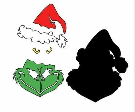 Grinch Cricut, Christmas Svgs, Cricut Stencils, Creepy Christmas, Projets Cricut, Christmas Card Crafts, Christmas Svg Files, Diy Cricut, Silhouette Cameo Projects