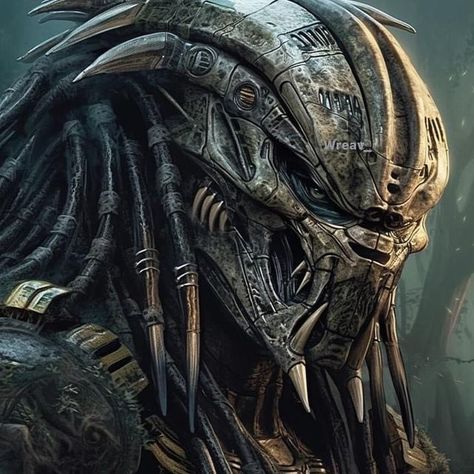 Female Predator Art, Predator Concept Art, The Predator, Aliens Vs Predator, Samurai Concept, Predator Helmet, Predator Artwork, Predator Alien Art, 1080p Anime Wallpaper