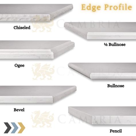 Todays topic, Countertop Edges & Corner Radius.⁠ ⁠ I know, I know sounds exciting. But is it! Its a choice you have to make in the renovating process and most of us didn't even realize that was a selection with picking out our countertop.⁠ ⁠ To make sure you're choosing the right edge profile & radius to go with your design style, we are here to help easy that choice.⁠ ⁠ Not every profile edge is versatile and will look good. ⁠ ⁠ Call us at 920.687.1162⁠ ⁠ Appleton, Harrison, Greenville, Kau... Countertop Edges, Edge Profile, Design Style, Countertops, I Know, The Selection, Fashion Design, Quick Saves, Design