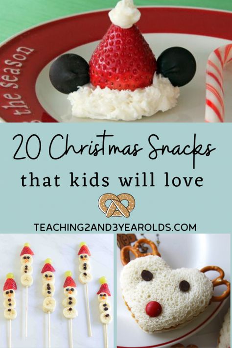 Looking for some easy Christmas snacks for kids? Here are 20 tasty ideas that are perfect for class parties, home parties, and lunchboxes! #christmas #preschool #toddler #family #mealideas Easy Christmas Snacks For Kids, Christmas Snacks For Kids, Easy Christmas Snacks, Winter Snacks, Christmas Snacks Easy, Easy Kids Christmas, Perfect Snacks, Christmas Party Snacks, Christmas Preschool