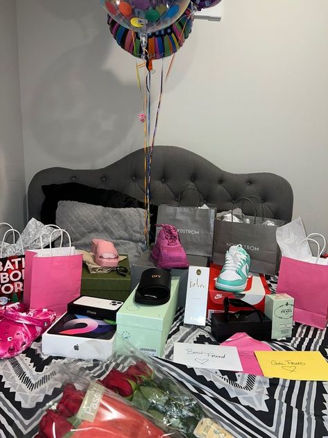 pretty & unique. follow for more content. Spoiled Gifts Aesthetic, Gifts For Best Friends Luxury, Baddie Christmas Gifts, Birthday Gifts For Girlfriend Aesthetic, Guess Room Ideas, Luxury Birthday Gifts Aesthetic, Luxury Birthday Gifts For Her, Baddie Christmas List, Expensive Gifts Aesthetic