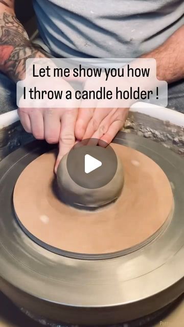 IKKAI Ceramics by Abel Pepping on Instagram: "So this week I’ve been throwing some candle holders…. Sorry I don’t yet have a pic of the finished product yet  but you will just have to wait till next week.   #handmadecandleholder #ceramiccandleholder #candlebowl #throwingceramics #wheelthrownpottery #potterycandleholder #keramiek #earthenware #aardewerkkaarsenhouder" Wheel Thrown Pottery Candle Holders, Wheel Thrown Candle Holder, Candle Ceramic Holder, Beginner Pottery Wheel Projects Ideas, Ceramic Candle Holders Handmade, Candle Holder Clay Diy, Throwing On The Wheel, Pottery Candle Holders Ideas, Easy Pottery Wheel Projects