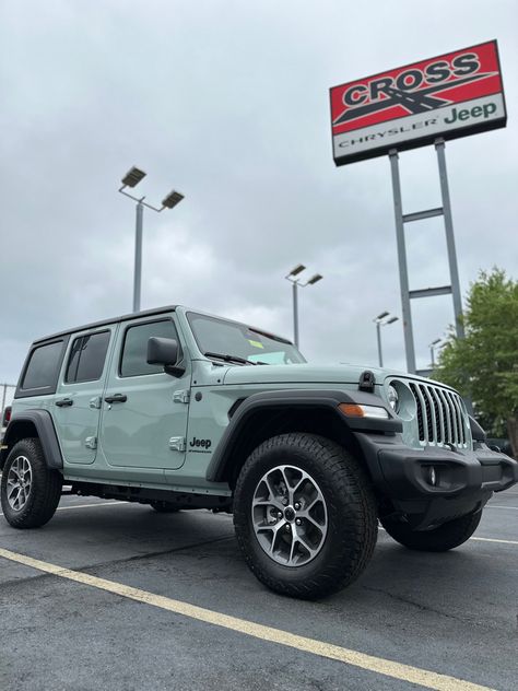 Jeep Wrangler Blue Grey, Jeep Wrangler Earl Gray, Earl Jeep Wrangler, Earl Grey Jeep Wrangler, Earl Grey Jeep, Jeep Wrangler 2024, 2024 Jeep Wrangler, Sage Green Jeep Wrangler, Keep Wrangler Aesthetic