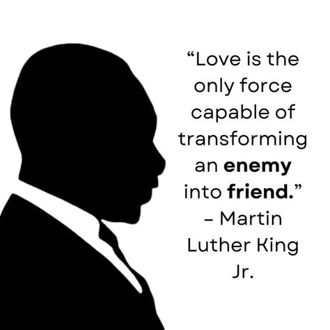 We'd like to take a moment in observance of Jan 17, 2022, to show appreciation and celebrate #MLKDay. Happy MLK Day, Spread love ❤️ Happy Mlk Day, Mlk Day, Classroom Bulletin Boards, Show Appreciation, Jan 17, Martin Luther King Jr, Spread Love, Martin Luther King, Human Silhouette