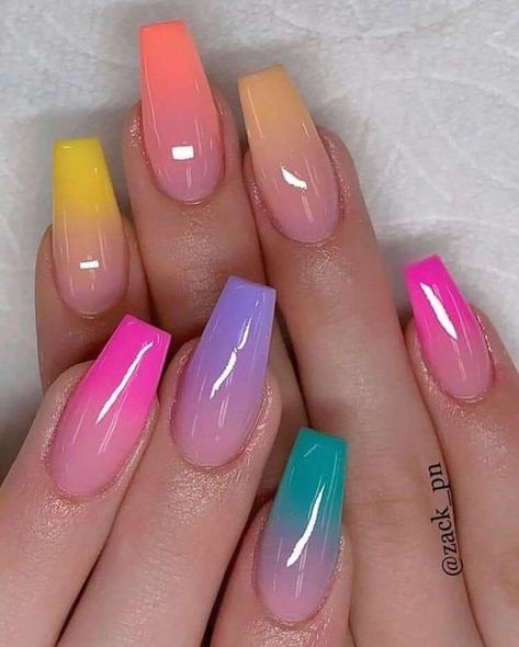 #shortsummernails2023#summernails2023#summernails2023colortrends Ombre Nails Design, Nails Design Ideas, Fancy Nails Designs, Ombre Nail Designs, Christmas Nails Acrylic, Pretty Nail Art, Short Acrylic Nails Designs, Beach Nails, Simple Nail Designs