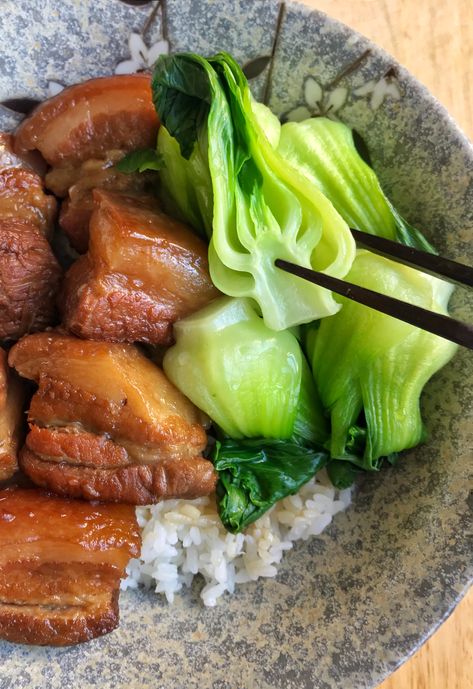 Spoiled – Instant Pot Japanese Pork Belly (Kakuni) – food blog envy Japanese Pork Belly, Air Fryer Recipes Asian, Instant Pot Japanese, Donburi Recipe, Windowless Room, Braised Pork Ribs, Shichimi Togarashi, Instapot Meals, Pork Belly Slices