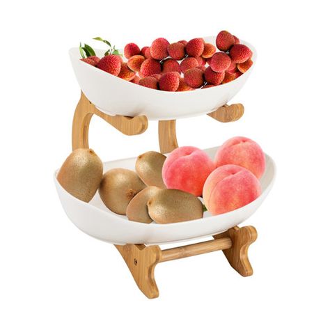 Food Display Table, Vegetable Salads, Tiered Fruit Basket, Fruits Snacks, Vegetable Snacks, Ceramic Fruit Bowl, Ceramic Fruit, Fruit Holder, Vegetable Storage