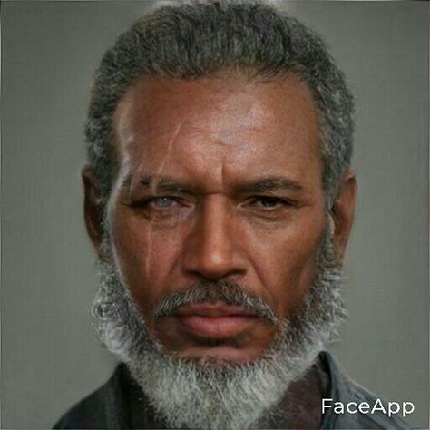 Facial Scar Reference, Old Man Makeup, Brown Hair And Grey Eyes, Brown Hair Male, Eye Scar, Old Man Face, Skins Characters, Traveller Rpg, Bald With Beard