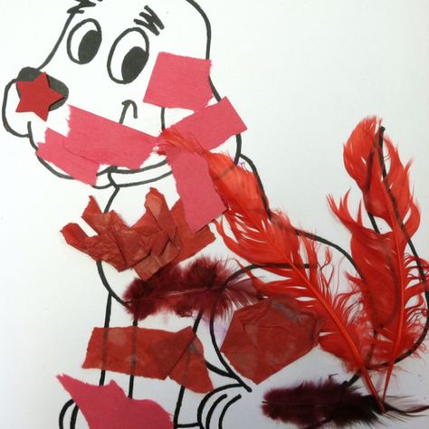 Clifford Preschool Activities, Clifford Crafts Preschool, Clifford The Big Red Dog Crafts, Clifford Craft, Clifford Activities, Preschool Color Theme, Red Week, Clifford The Big Red Dog, Toddler Teacher