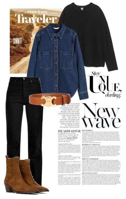 Denim shirt Outfit | ShopLook Dark Denim Chambray Shirt Outfit, Oversize Denim Shirt Outfit, Dark Denim Shirt Outfit Women, Dark Denim Shirt Outfit, Suede Shirt Outfit, Denim Button Up Shirt Outfit, Oversized Denim Shirt Outfit, Dark Denim Jeans Outfit, Denim Shirt Outfit Women