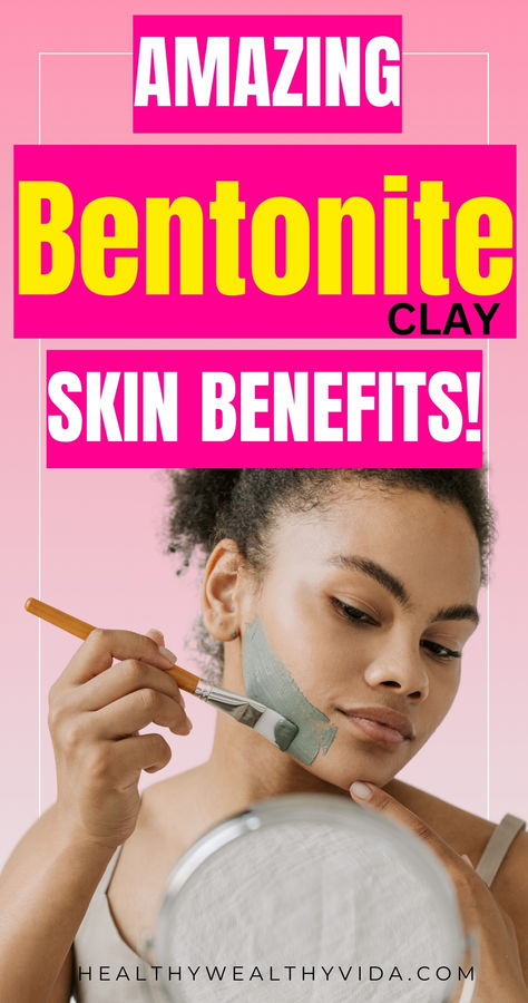 Unlock the secret to glowing, youthful skin with the magic of Bentonite Clay! Discover how Bentonite Clay masks can transform your skincare routine. From deep detoxification, pore refinement, oil control, to soothing sensitive skin and fighting the signs of aging, discover the all-natural, powerful benefits of this volcanic ash-derived wonder.  Read on to learn how to incorporate Bentonite Clay into your beauty regimen for a clearer, smoother, and more radiant complexion. Bentonite Clay Detox Bath, Bentonite Clay Bath, Benefits Of Bentonite Clay, Clay Mask Benefits, Bentonite Clay Detox, Bentonite Clay Benefits, Facial Benefits, Calcium Bentonite Clay, Bentonite Clay Mask