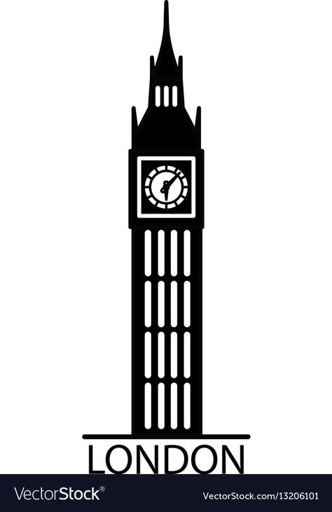 London Vector, London Clock Tower, London Silhouette, Peter Pan Nursery, London Logo, Artistic Wallpaper, London Tattoo, Big Ben London, Silhouette Images