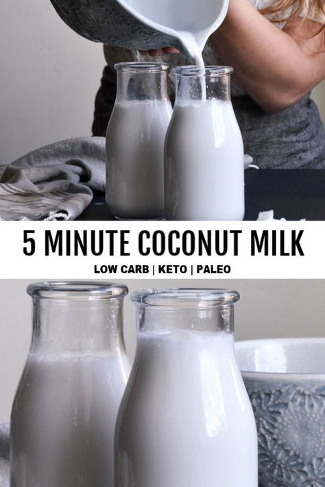 Keto Milk, Make Coconut Milk, Coconut Benefits, Milk Kefir, Coconut Milk Recipes, Vegan Milk, Dairy Free Milk, Coconut Yogurt, Coconut Recipes