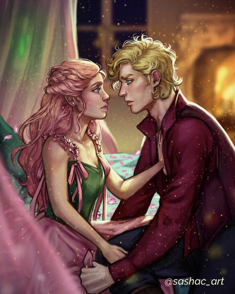 Eva And Jacks, A Curse For True Love, Curse For True Love, Acotar Funny, Once Upon A Broken, Ya Fantasy Books, Fantasy Couples, The Best Series Ever, Couple Drawings