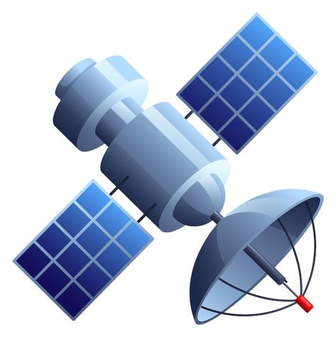 Space satellite cartoon icon shuttle wit... | Premium Vector #Freepik #vector #space-satellite #satellite #spacecraft #space-shuttle Satelite Illustrations, Satellite Cartoon, Birthday Chart Classroom, Rocket Model, Space Satellite, Satellite Pictures, Fun Phonics Activities, Birthday Chart, Science Images