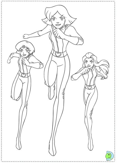 Clover Totally Spies, Fun Costumes, Anime Mermaid, Popular Characters, Totally Spies, Printable Coloring Sheets, Coloring Book Art, Diy Stuff, Doodle Drawings