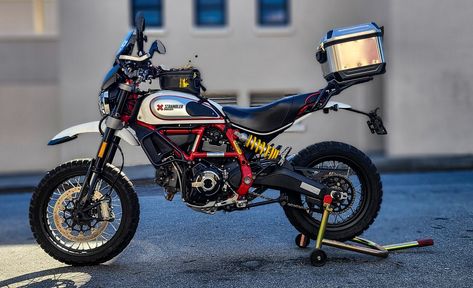 2017 Ducati Scrambler Desert Sled | Page 304 | Adventure Rider Ducati Desert Sled, Desert Sled, Cross Country Trip, Ducati Scrambler, Hot Bikes, Biker Life, Adventure Bike, Custom Motorcycle, Sled