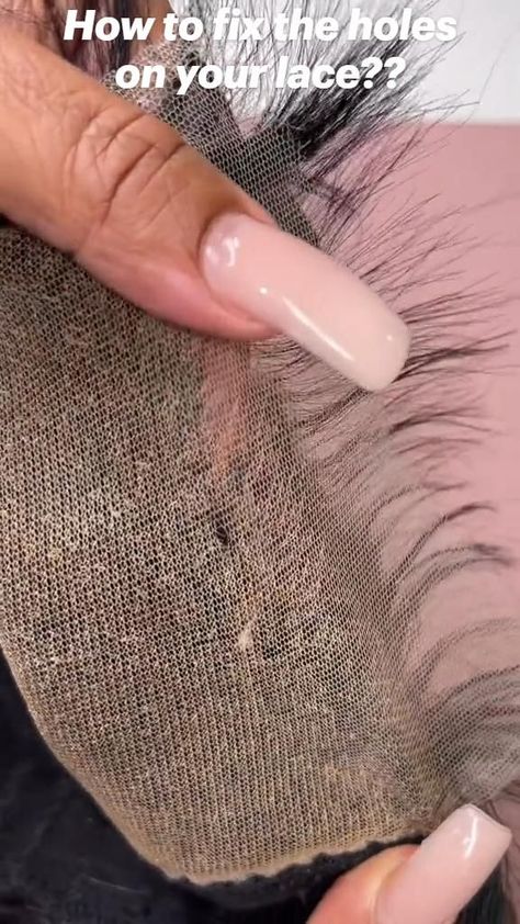 How to fix the holes on your lace?? in 2022 | Front lace wigs human hair, Quick weave hairstyles, Hair tips video Hair Quick Weave, Diy Hair Wig, Front Lace Wigs, Hair Facts, Diy Wig, Faux Locs Hairstyles, Quick Weave Hairstyles, Hair Tips Video, Short Hair Wigs