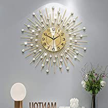 Check this out! Living Room Decor Big, Large Wall Clocks, Wall Watch, Crystal Wall, Large Wall Clock, Metal Wall Clock, Clock Face, Window Design, Room Type