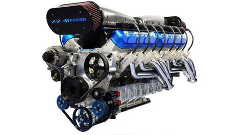 Sixteen Power's 2,200-hp V16 marine engine ready for automotive use Drag Racing Engines, Crate Engines, Engine Swap, Boat Engine, Heat Exchanger, Automotive News, Technology Trends, New Engine, Bmw 3 Series