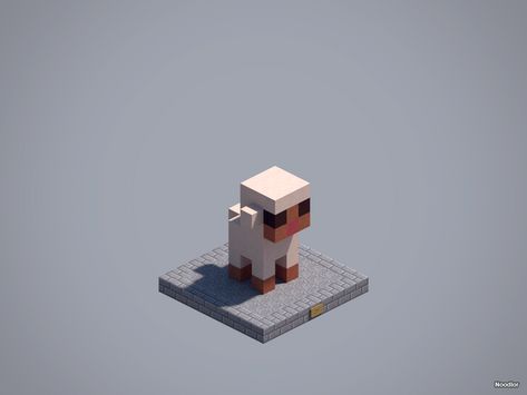 Figure Collection - Album on Imgur Minecraft Animals, Minecraft Statues, Minecraft Images, Minecraft Structures, Bangunan Minecraft, Cool Minecraft Creations, Minecraft Mobs, Minecraft Room, Baby Sheep