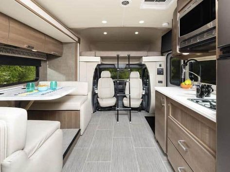 Small Class C RV: Our top small motorhome picks of 2020 Small Class C Rv, Small Motorhomes, Family Of 8, Motorhome Interior, Rent Rv, Stealth Camping, Airstream Renovation, Small Rv, Class C Motorhomes