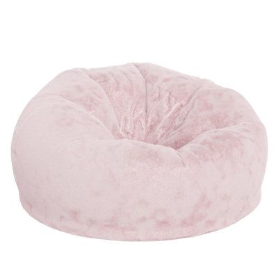 This cozy bean bag chair allows adults or kids to sit back and relax while playing video games, meditating, reading, or taking a quick nap. Not only does it offer a reliable seating solution when guests are over, but it can also be a part of the permanent design in your game room, classroom, bedroom, living room, or library. Its lightweight design allows for easy movement from room to room. The refillable polystyrene polymeric beads grant this lounge chair form-fitting comfort for an incredible Preppy Bean Bag, Light Pink Bean Bag, Bean Bag Chair Aesthetic, Oversized Bean Bag Chair, Pink Bean Bag, Oversized Bean Bag Chairs, Calm Room, Room Wishlist, Large Bean Bag Chairs