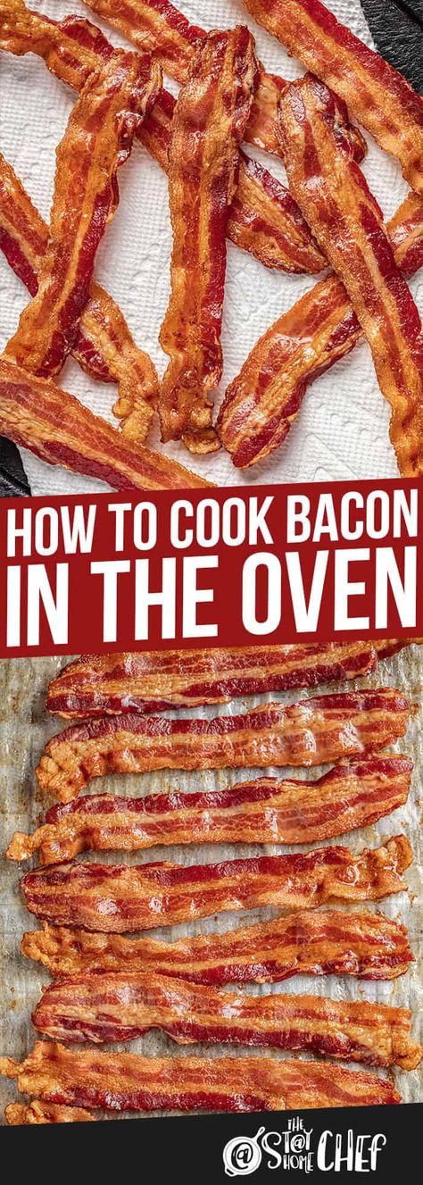 Crispy Bacon In Oven, Oven Cooked Bacon, Perfect Bacon, Microwave Bacon, Oven Baked Bacon, Bacon In The Oven, How To Make Bacon, Cooking Bacon, Baked Bacon