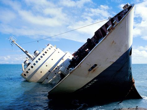 Shipwreck Boat Names, Abandoned Ships, Ghost Ship, Tall Ships, Shipwreck, Happy Thursday, Abandoned Places, Titanic, The Ocean