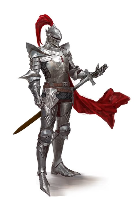 Fantasy Full Plate Armor, Plate Armor Dnd, Vampire Armor, Full Plate Armor, Paladin Armor, Knights Armor, Armor Reference, Armor Drawing, Plate Armor