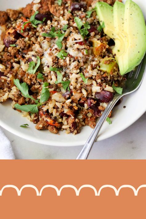 Bison Quinoa Bowl, Bison Bowl Recipes, Protein Bowls, Quinoa Bowl, Healthy Bowls, Peppers And Onions, Bowls Recipe, Meat Dishes, Paleo Recipes