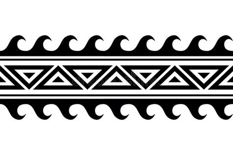 Maori Polynesian Tattoo Bracelet Tribal Sleeve Seamless Pattern Vector Stock Illustrations – 192 Maori Polynesian Tattoo Bracelet Tribal Sleeve Seamless Pattern Vector Stock Illustrations, Vectors & Clipart - Dreamstime Border Tattoo, Hawaii Pattern, Turtle Tattoo, Tattoo Bracelet, Maori Tattoo, Seamless Pattern Vector, Pattern Vector, Vector Stock, Border Design