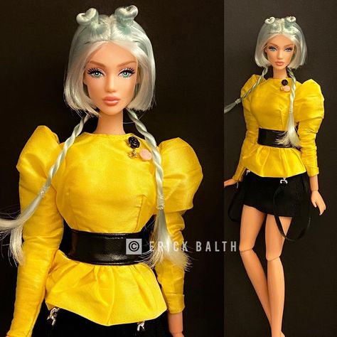 Defa Lucy, Steffi Love, Fashion Dolls Photography, Custom Barbie, Barbie And Ken, Yellow Fashion, Collector Dolls, Fashion Doll, Barbie Fashion