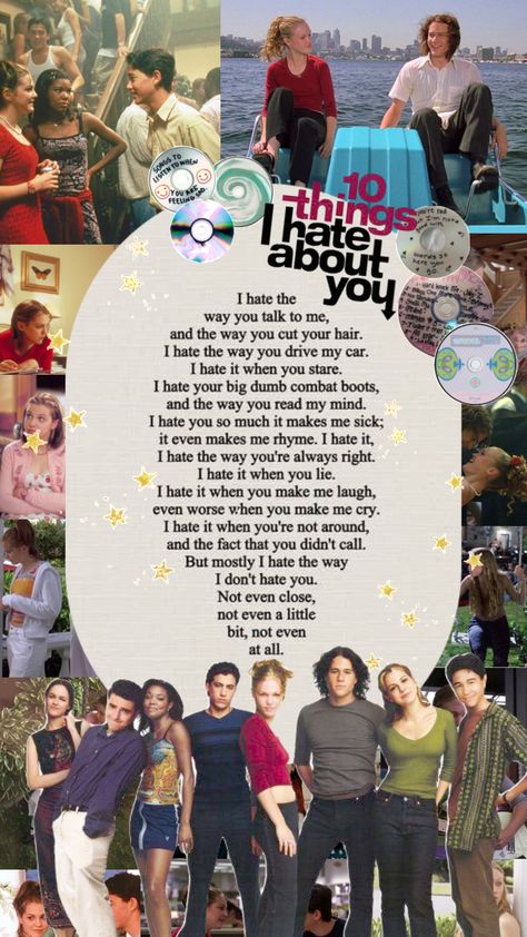 “I hate the way you talk to me…” #tenthingsihateaboutyou #y2k #90s #vintage #film #movie #comingofage #highschool #katstratford #biancastratford I Hate The Way You Talk, Highschool Movie, Vintage Film, I Hate You, Coming Of Age, Y2k 90s, Film Movie, 90s Vintage, Talk To Me