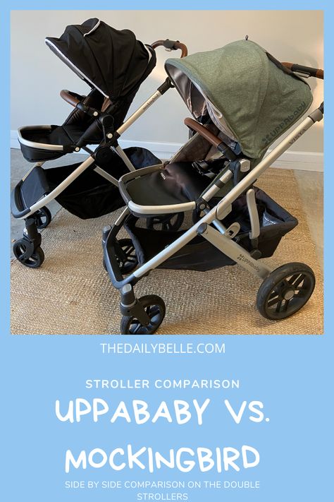 Mocking Bird Stroller, Best Strollers 2023, Uppababy Vista Double, Baby Inventions, Mockingbird Stroller, Stroller Hacks, Triple Stroller, Best Stroller, Baby Baker